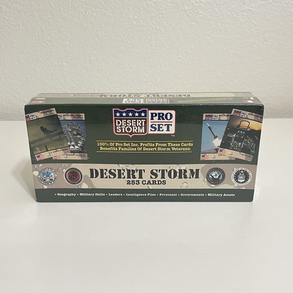 Pro Set Desert Storm Fourth of July Salute Limited Edition 253 Cards Box Set 216